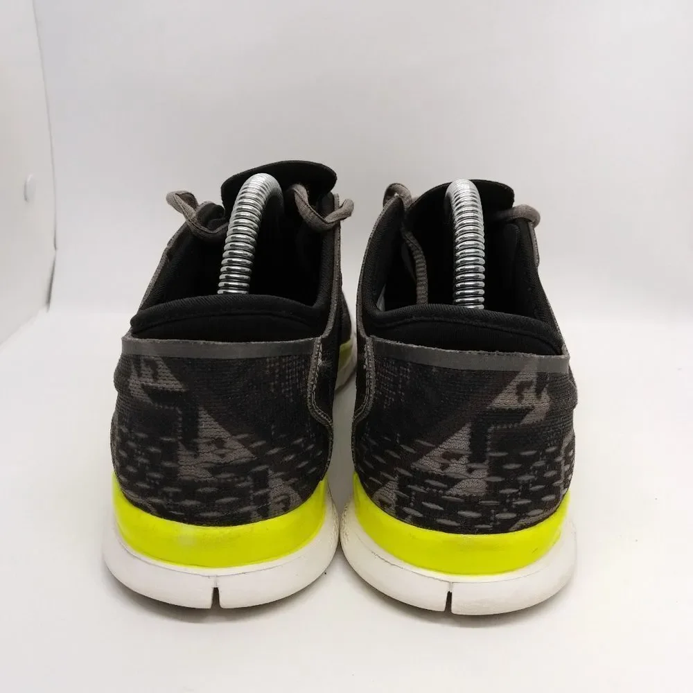 Nike Free 5.0 TR Fit 4 Running Sneakers Women's Size 9.5 Black, Grey, Neon Green